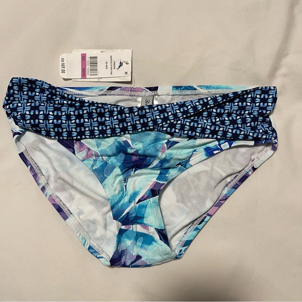 Tommy Bahama Blue and White Nautical Bikini